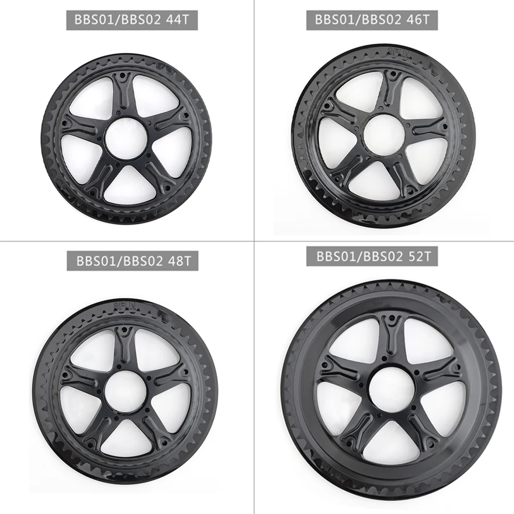 Колесная цепь для электрического велосипеда Bafang Mid Motor BBS01/BBS02 44T/46T/48T/52T набор