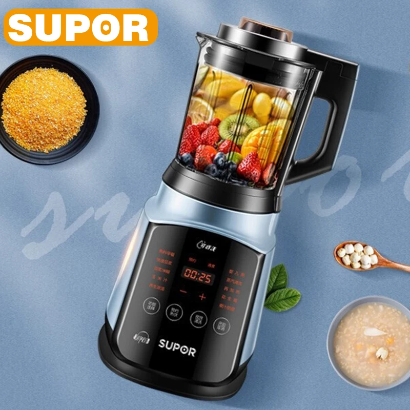 

SUPOR Food Blender Multifunctional Food Mixer 1750ML Filter Free Soymilk Maker Smart Appointment Steam Clean Bass Home Blender