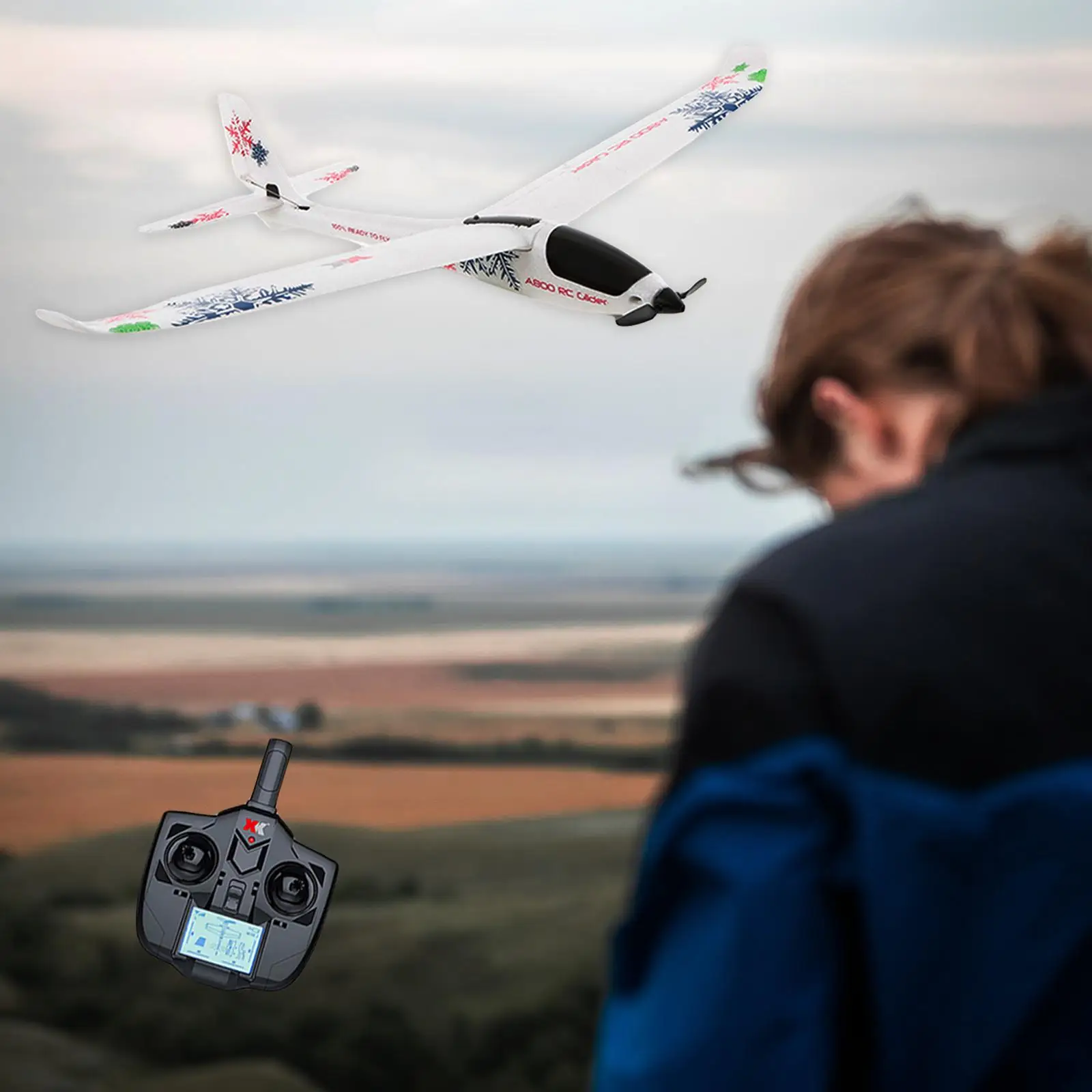 

1 Piece RC XK A800 3D6G Switch l 1 Pcs Glider Airplane Toys RC Aircraft for