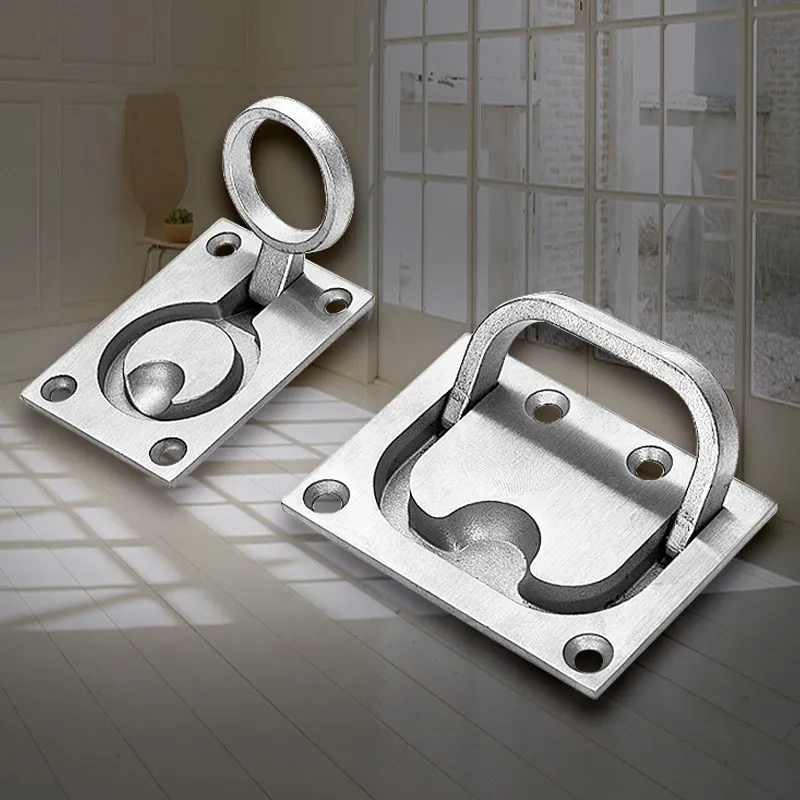 

Durable Stainless Steel Marine Boat Deck Hatch Flush Pull Lift Handle Ring Door Knobs Handles Pull Ring