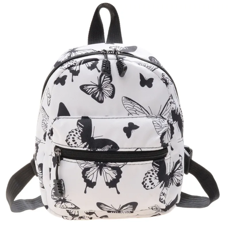 

2023 Nylon Female Bag Trend Animal Printing Small Feminina Backpack Mini Women's Backpacks School Bags For Teen Girls Knapsack