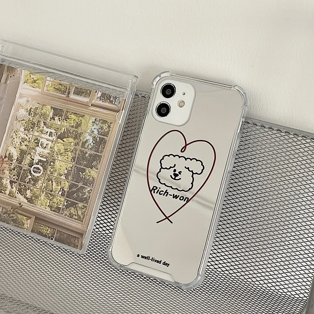 

Appling Apple 14plus Anti-Fall Full Pack Phone Case Painted Cartoon Iphone14pro Max Mirror Tup Material Protective Cover