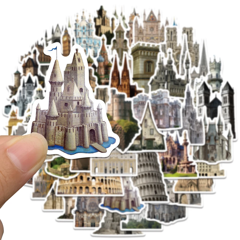 Ретро средневековый европейский замок 50 шт