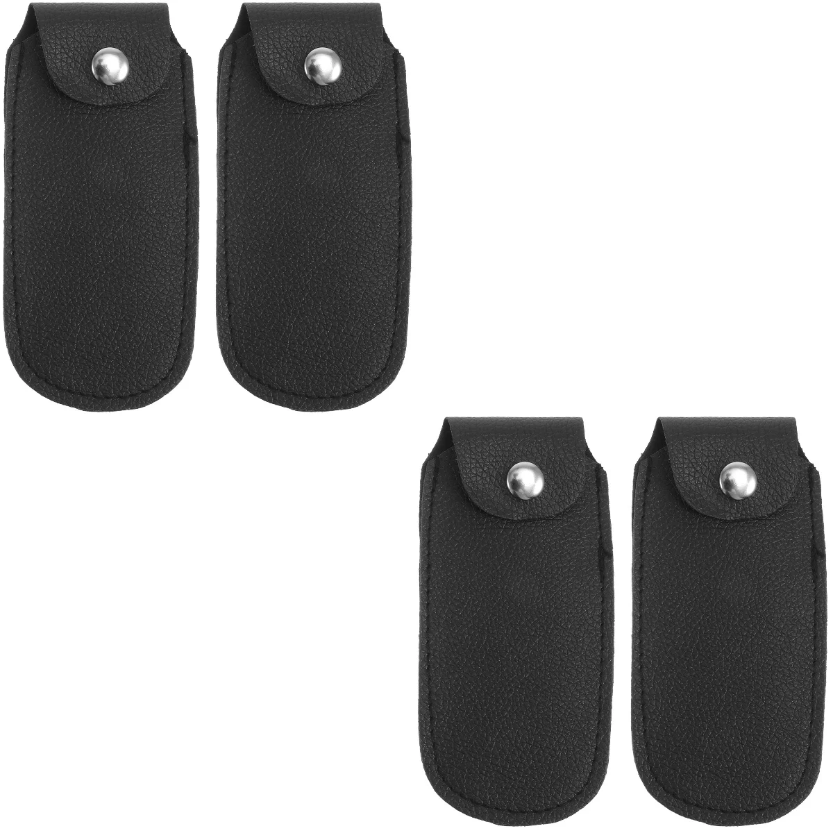 

4 pcs Portable Harmonica Storage Bags Harmonica Protectors Musician Accessories (Black)