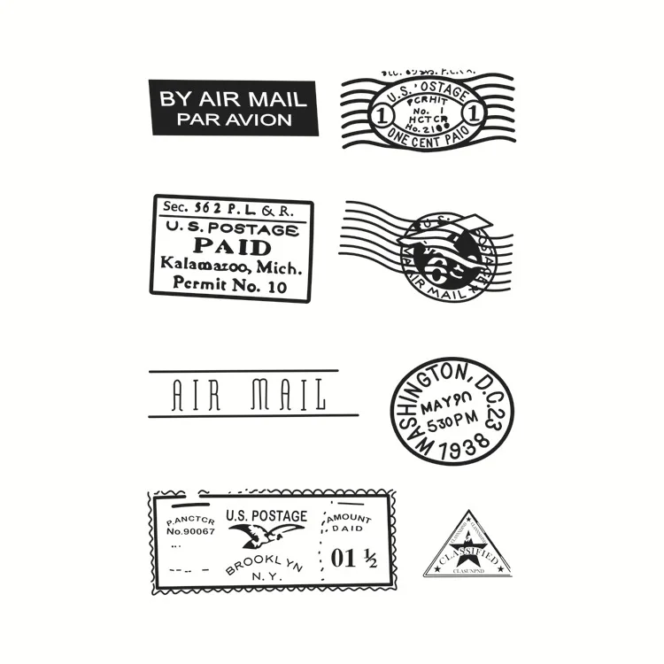 

Stamps Transparent Stamp DIY Card Scrapbook Photo Album Diary Decor Embossing Template Craft Paper Handmade New Clear Seal
