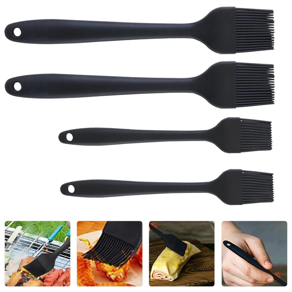 

4pcs Silicone Basting Brush Kitchen Cooking Brush Baking Grill BBQ Accessories