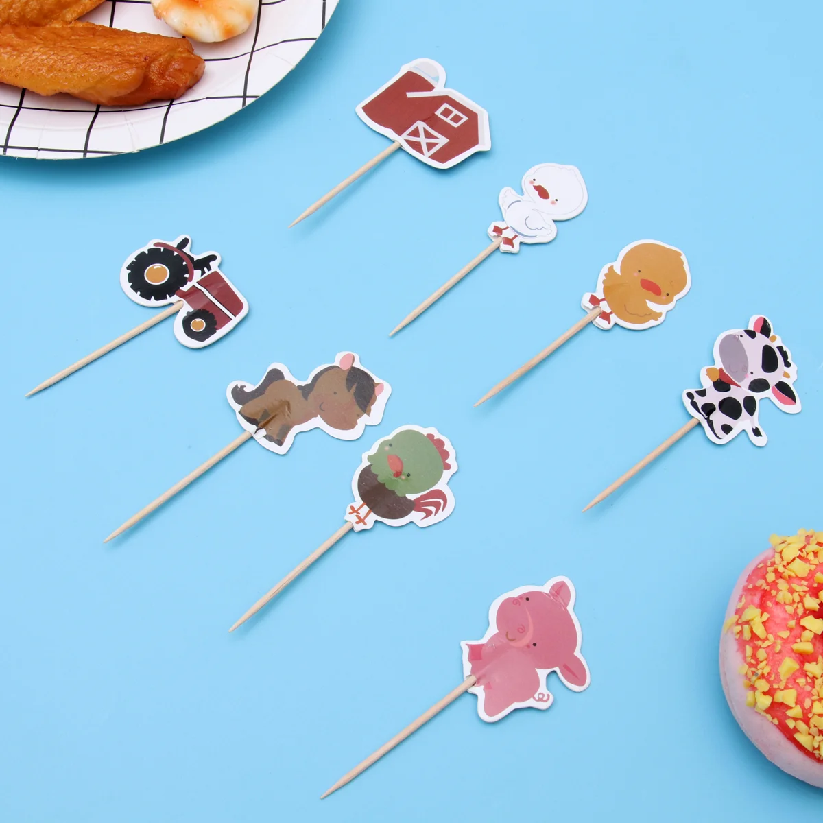 

Toppers Animals Farmcupcake Cupcakes Cake Woodland Figures Wedding Birthday