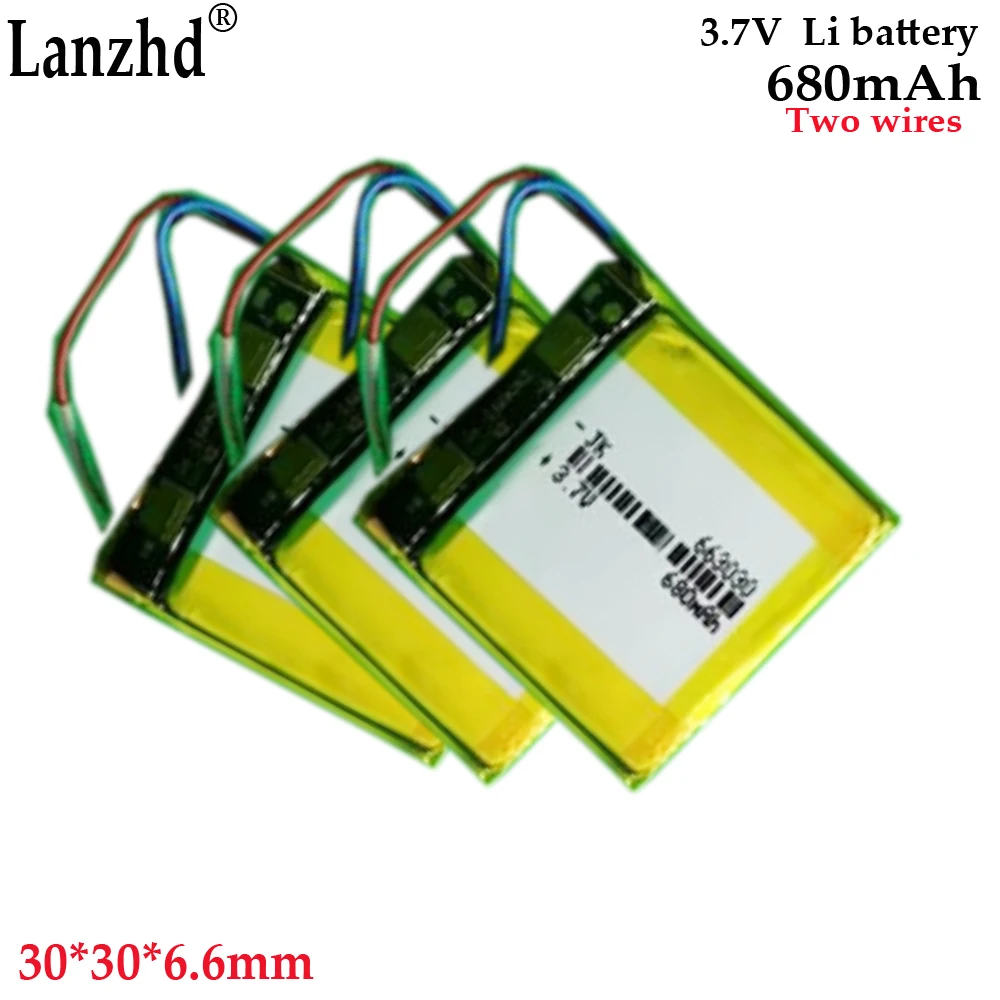 Аккумулятор 3 7 В для детских умных часов Bluetooth-гарнитура ручного вентилятора