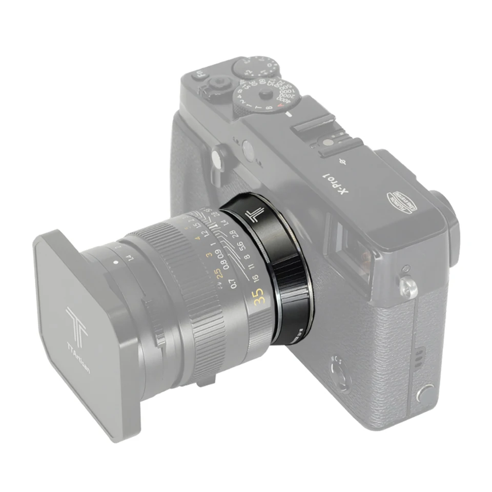 Фото Переходное кольцо TTArtisan M-FX для объективов Leica Voigtlander Zeiss M на беззеркальные камеры Fujifilm с байонетом FX, для XE4 XT-30 №4