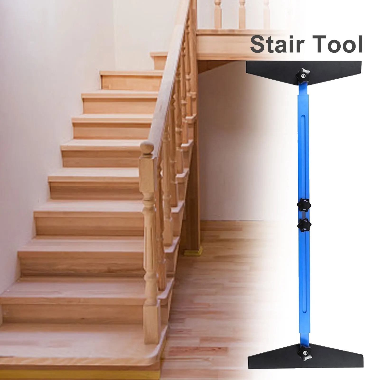 

Stair Treads Gauge Template Tool Adjustable Measuring Stair Jig Shelf Scribe Tool For Stairs Risers Shelf Cutting Drywall