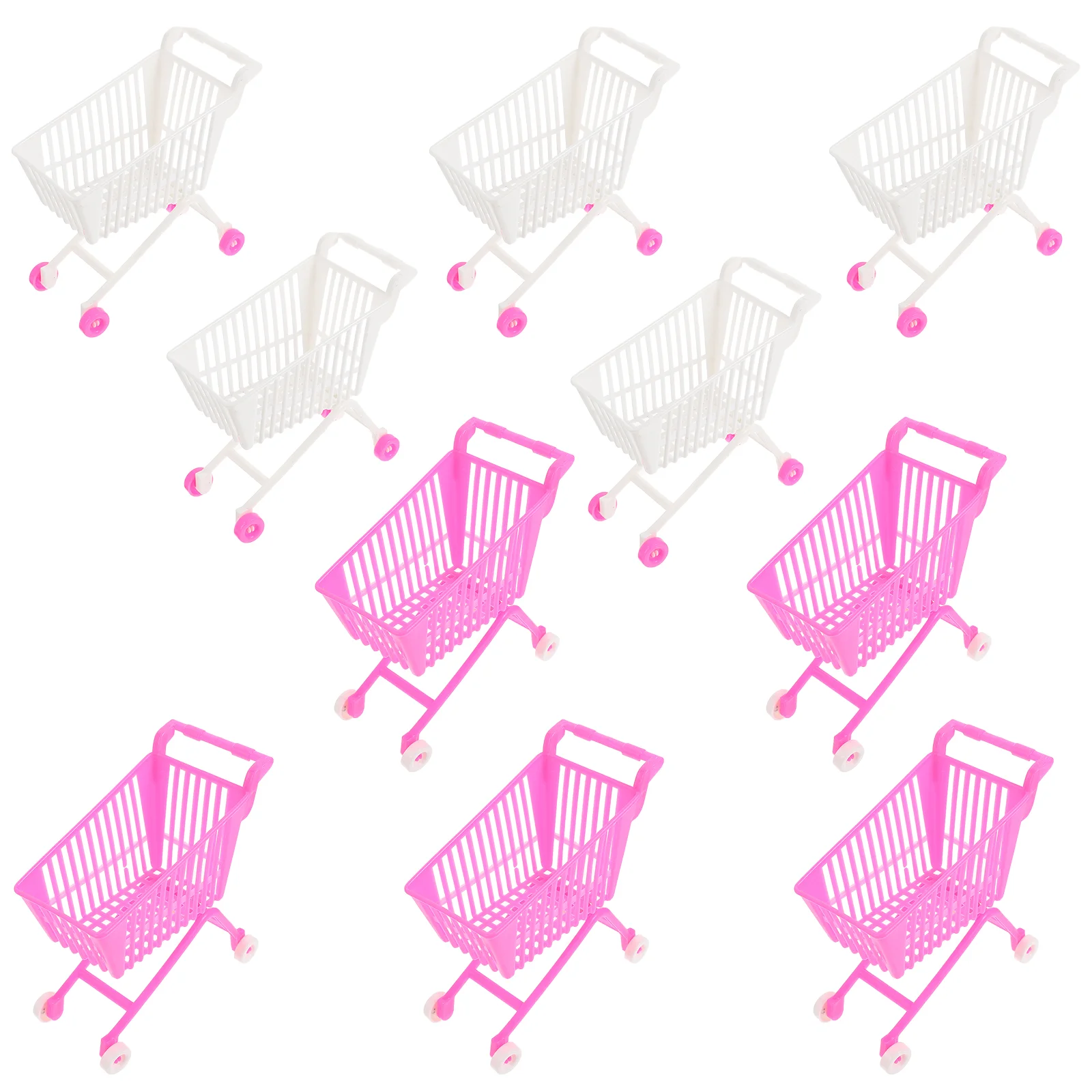 10 шт. мини-корзина для покупок игрушка ролевых игр детская тележка имитация