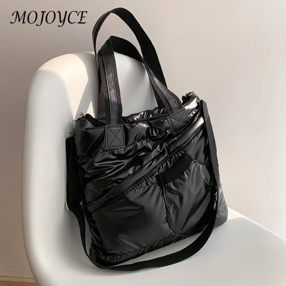 

Fashion Women Padded PU Shoulder Bags Female Casual Small Solid Color Messenger Bag for Women Fashionable Decor