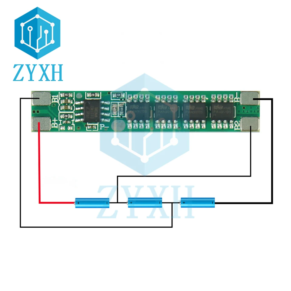 BMS 3S 8A 11 1 V литий-ионные аккумуляторные блоки зарядная плата защита от перезаряда