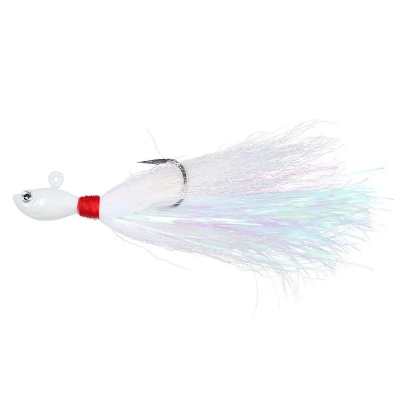 Приманки Bucktail 7 г 10 14 21 28 42 56 82 Металлический джиг-крючок Приманка для морской