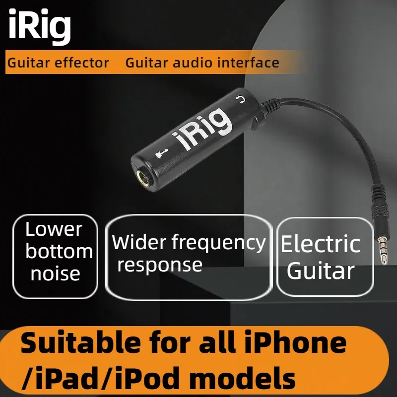

The irig Guitar Effector is suited for Apple's Guitar Audio Interface iPhon/iPad Guitar Lower Bottom Noise