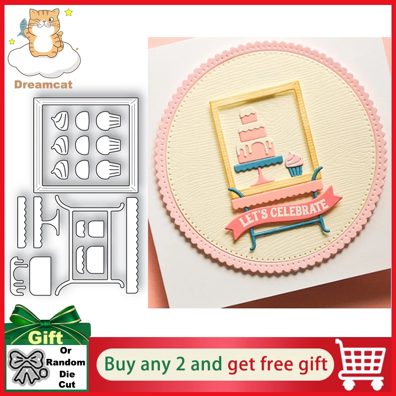 Новое поступление 2024 подставка для десертного торта кексы металлические штампы