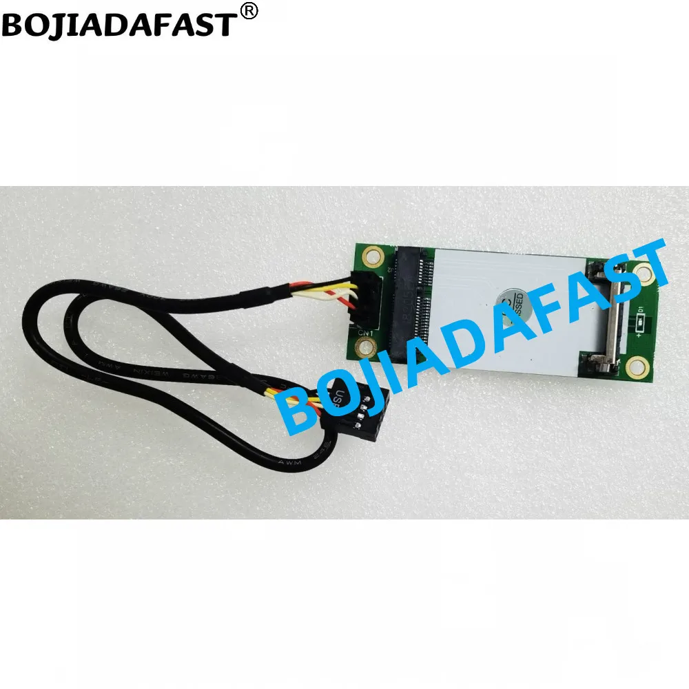 Фото USB 2.0 9-контактный адаптер Mini PCI-E MPCIe для беспроводной связи с 1 слотом для SIM-карты для модуля 3G 4G LTE GSM-модема №4