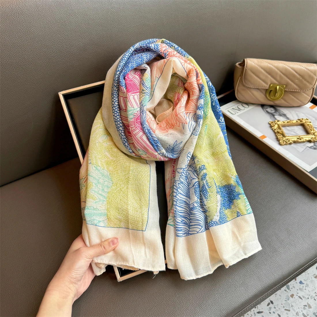 Европейский и американский художественный стиль красочной искусственной тонкой