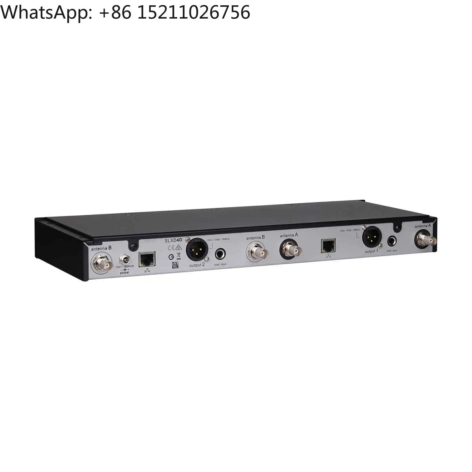 Фото SLXD4D SLXD24 BETA58A Двухканальная беспроводная микрофонная система UHF Инфракрасная частота соответствия Караоке Церковный выступ №5