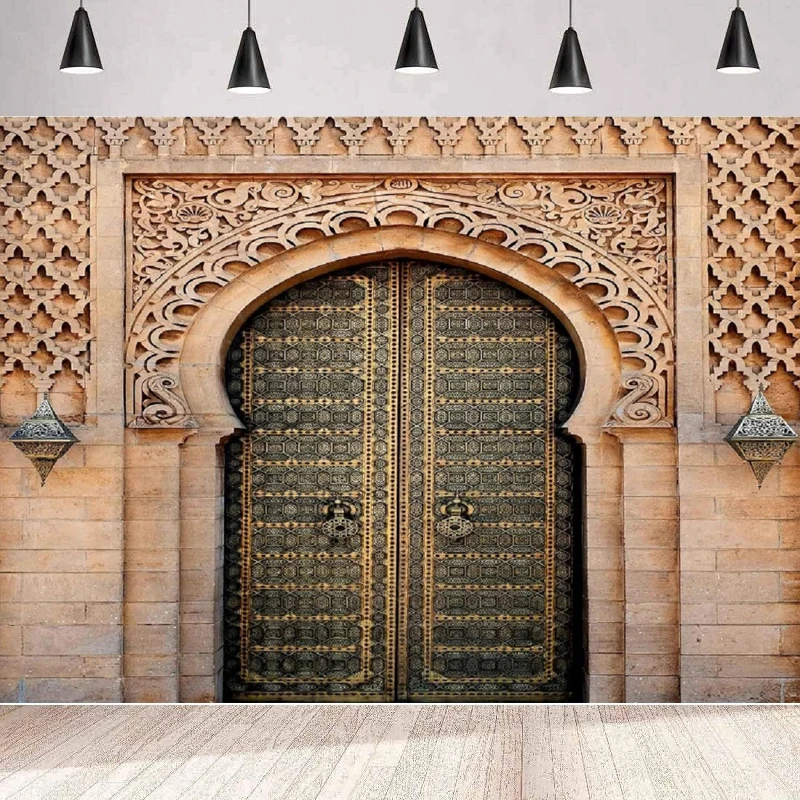 Марокканский дворец дверь фотография Фон Ближний Восток Стиль Архитектура вход