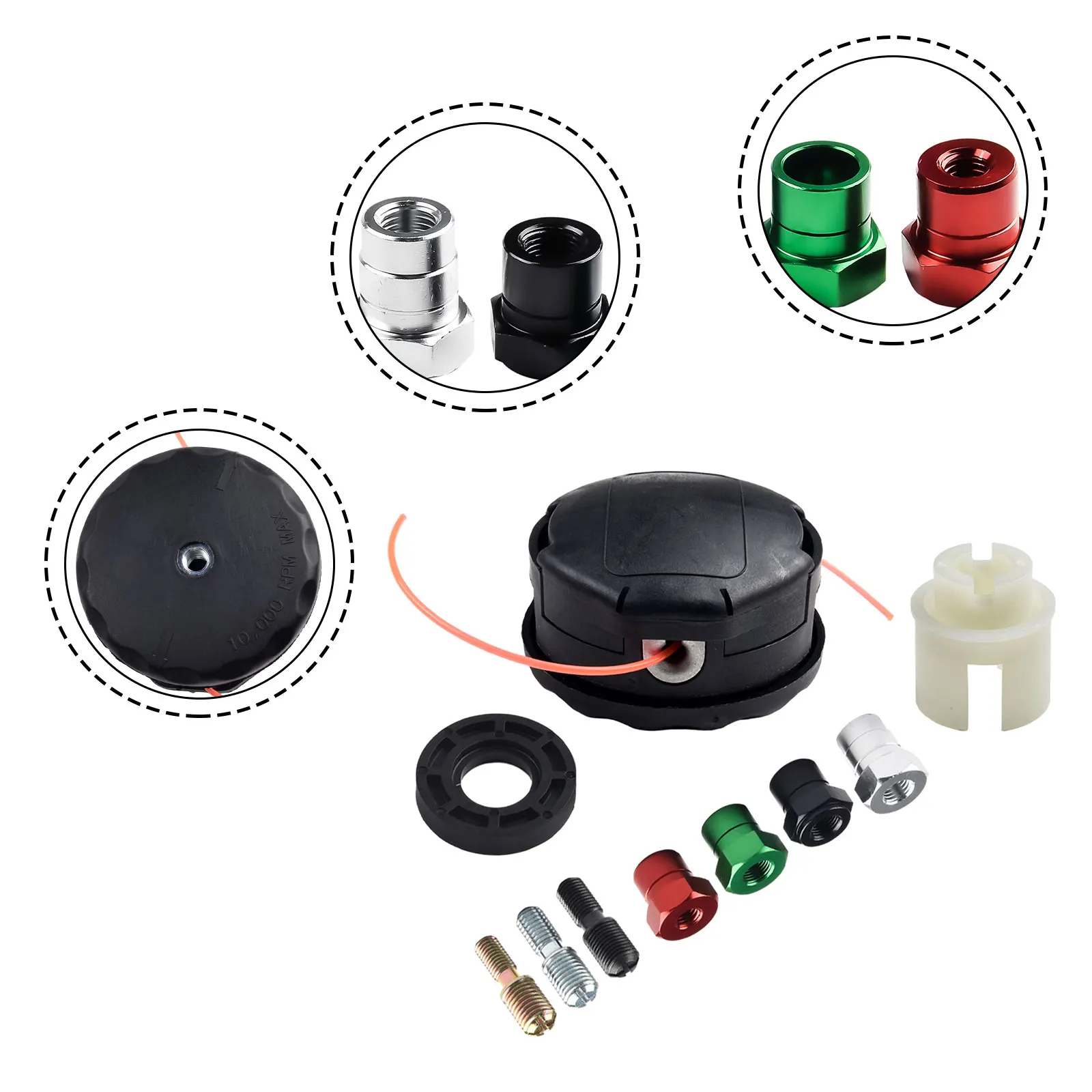 Триммерная головка для Echo SRM210, SRM230, SRM250, SRM260, SRM261, а также для GT2200, T195S, T220, T222, T230, T231, T230S, T242, T242X, T2510, T2510X (art.: 3920dc167efd1) - 3920dc167efd1