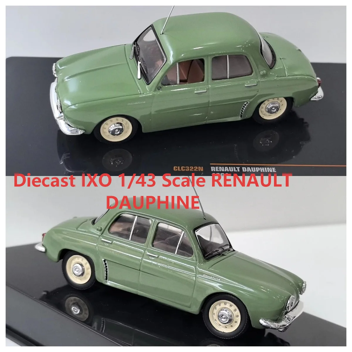 Фото Масштабная модель автомобиля RENAULT DAUPHINE 1961 из литого металла IXO 1/43 №1
