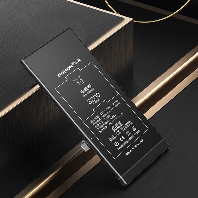 Литий-полимерный аккумулятор NOHON для iPhone 12 11 XS Pro MAX XR X 8 7 6 6S Plus SE 2 | Мобильные
