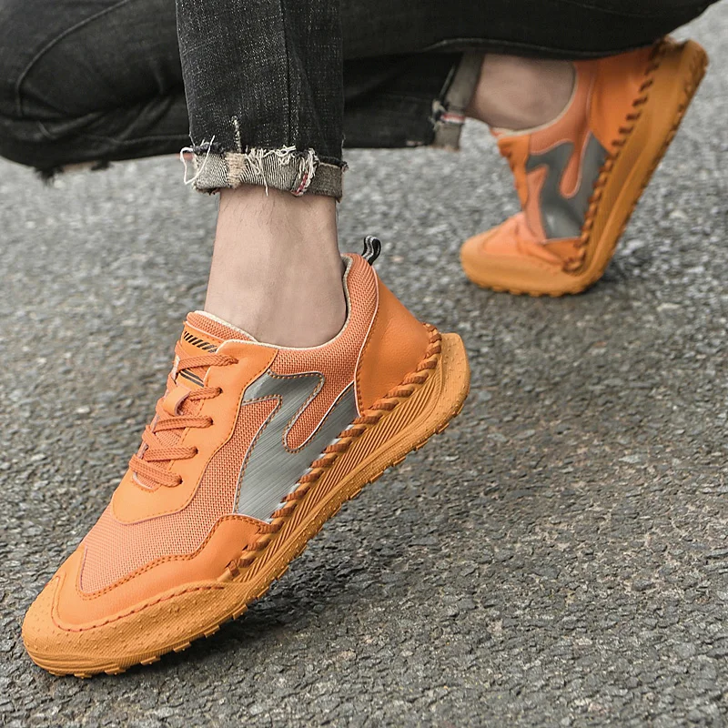 New Men's Golf Shoes Grass Comfort Walking Shoes Large Size 46 Fashion Men's Golf Shoes Mesh Breathable Men's Golf Sneakers