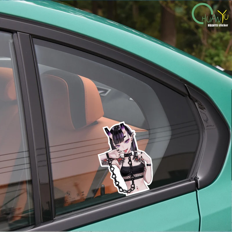 JDM Аниме Devil Girl Наклейки Светоотражающие Водостойкие Для Автомобиля Мотоцикла