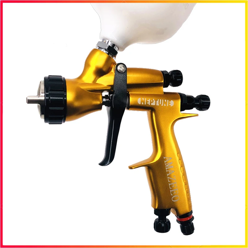 

High Quality HVLP Gravity Paint Gun 600cc Cup 1.3mm Nozzle Professional Car Sheet Metal Spray Paint Waterborne Air Spray Gun