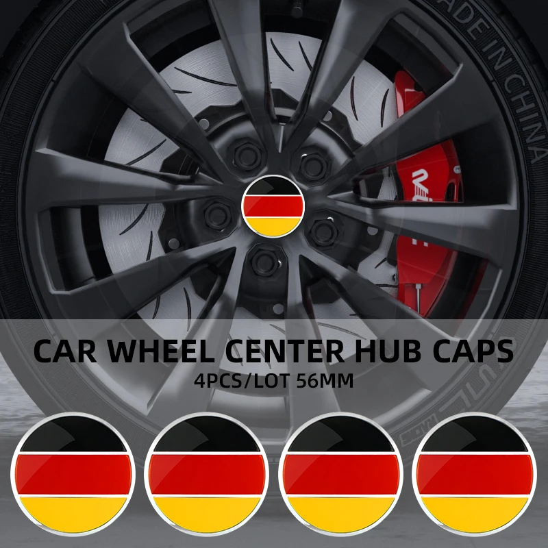 4 шт. 56 мм Эмблема Для Volkswagen Porsche Skoda BMW Opel