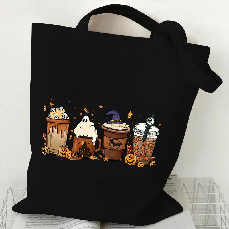 Женские холщовые сумки Wicked Gothic Coffee женская многоразовая сумка для покупок