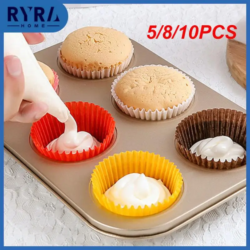 

100 Colorful Cake Paper Cup Wrapper Paper Cake Case Baking Cups Liner Muffin Paper Cup Party Tray Cake Decorating Paper Cup Mold