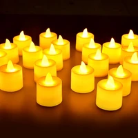10pcs flameless led tealight tea candles wedding light lamp romantic candles lights for birthday party wedding home decorations