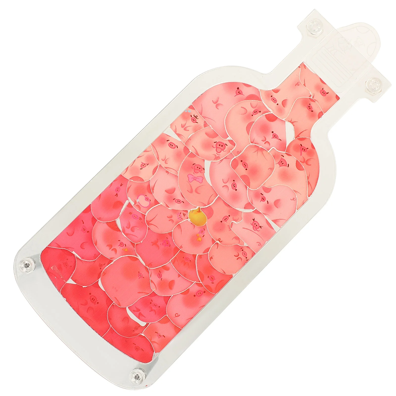 

Transparent Puzzle Drift Bottle Handicraft Desktop Decor Decorations Home Animal Playthings Acrylic Ornament Child