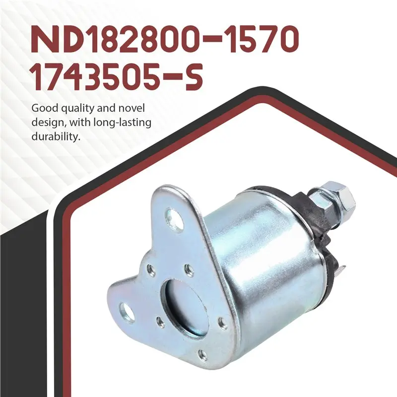 Фото Стартерный соленоид для Kohler 1743505-S, DENSO182800-1950, 67-8200, GXV270, H4013, H4514, H5013 №2