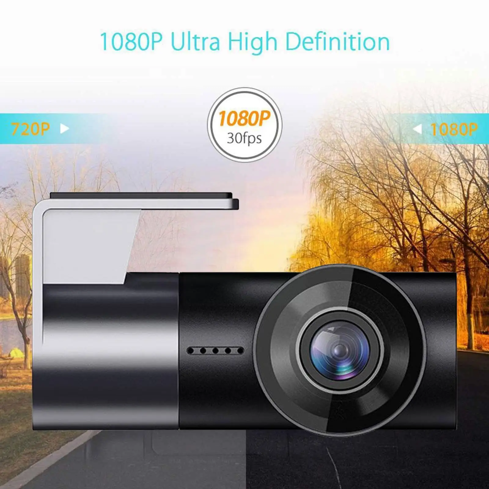 

Full 1080P Video Recorder 170° Wide Angle Dash Cam 4K Camera Car DVR Recorders Vision Dashcam Loop WiFi Recording Night Car F8P0