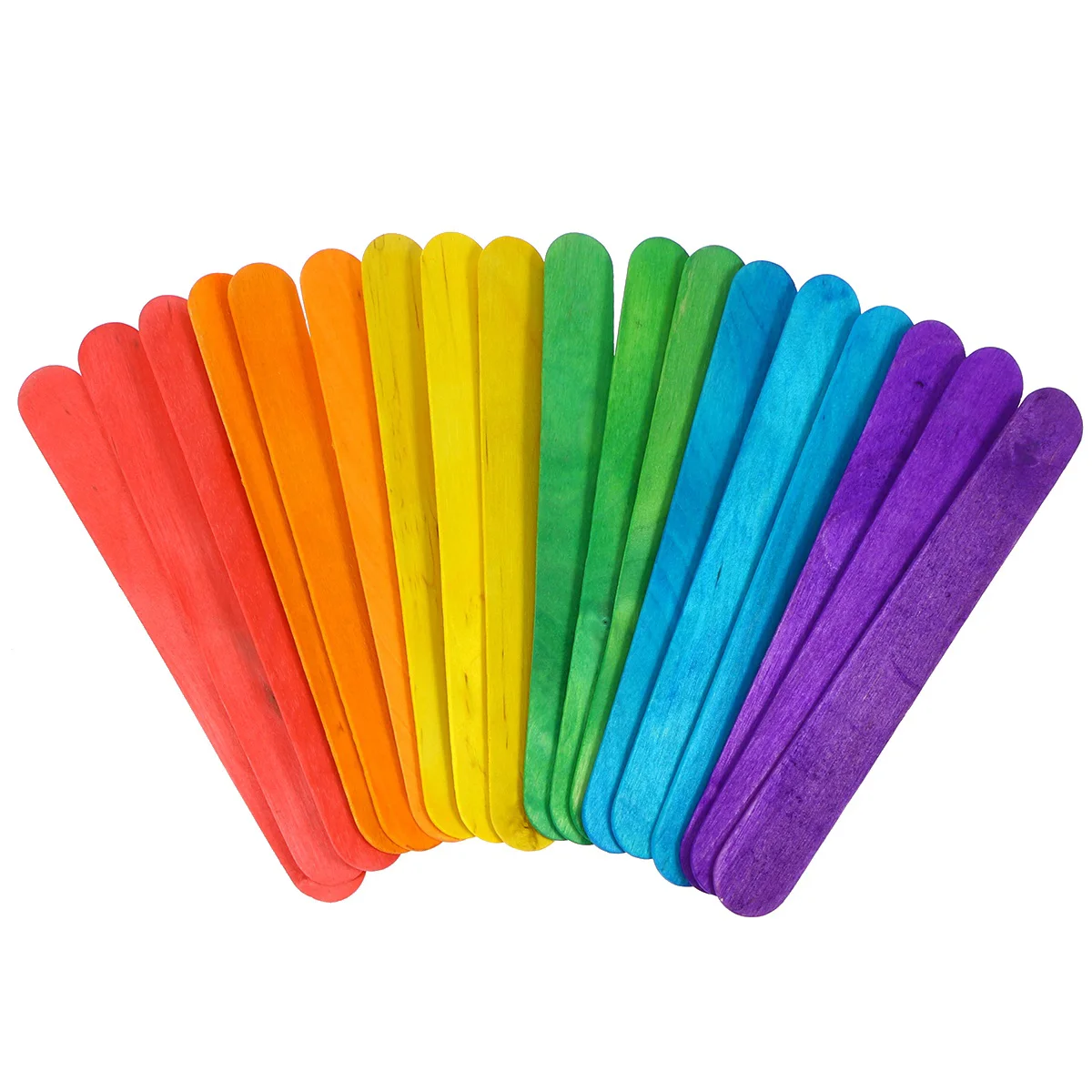 

Sticks Craft Wood Wooden Tongue Diy Colored Stick Depressorpopsicle Projectsice Crafts Kid Makeup Counting Kidscream Toy