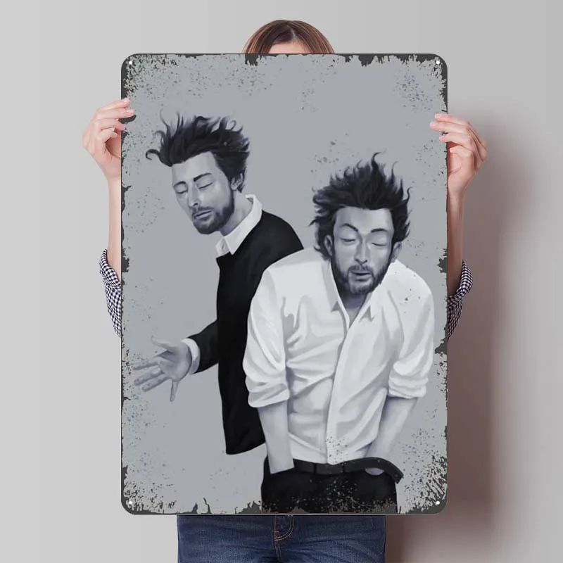 Том Йорк репер жестяная вывеска музыкальный плакат украшение для бара