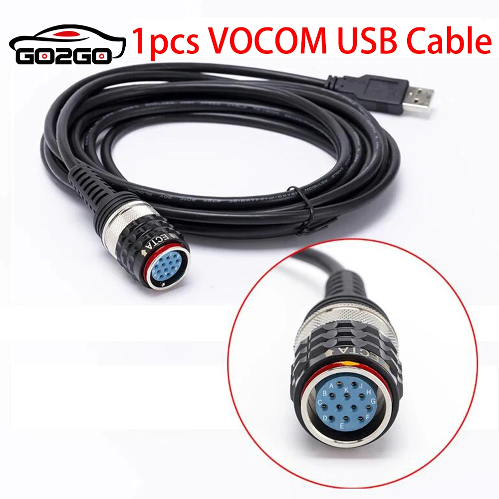 

USB-кабель для Volvo Vocom 88890300 Интерфейс для диагностического инструмента грузовика Vocom