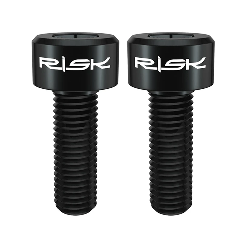 

2pcs/lot M5x14mm Bicycle Stem Bolts Titanium Alloy MTB Mountain Bike Ultralight Brake Fixed Handle Bolts Cycling Screws 2022 New