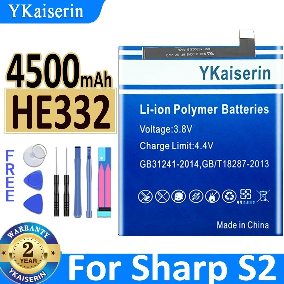 Аккумулятор YKaiserin 4500 мАч для Sharp S2 fs8010 Aquos FS8018 S3 Mini S3mini качественная батарея