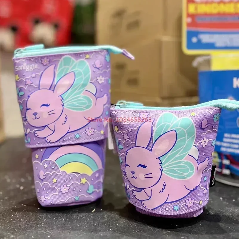 Оригинальная австралийская школьная сумка Smiggle Фиолетовый Ангел кролик средний