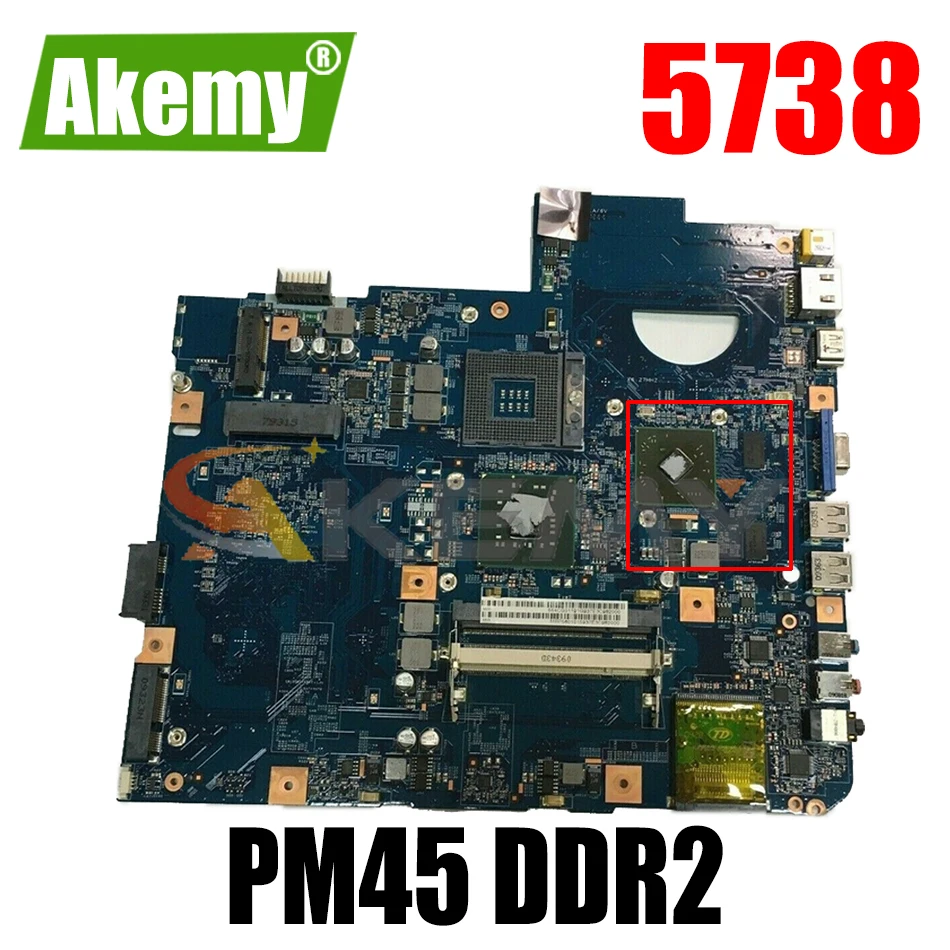 

For ACER Aspire 5738 Notebook Mainboard 09257-1 PM45 216-0728014 DDR2 Laptop motherboard