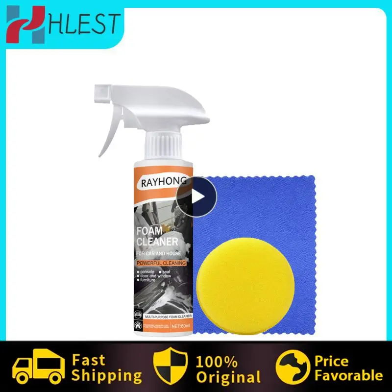 

3/5/10PCS Car Interior Cleaning Ceiling Seats Multipurpose Universal Car Cleaning Agent Wash Free Anti-aging Foam Cleaner Tools