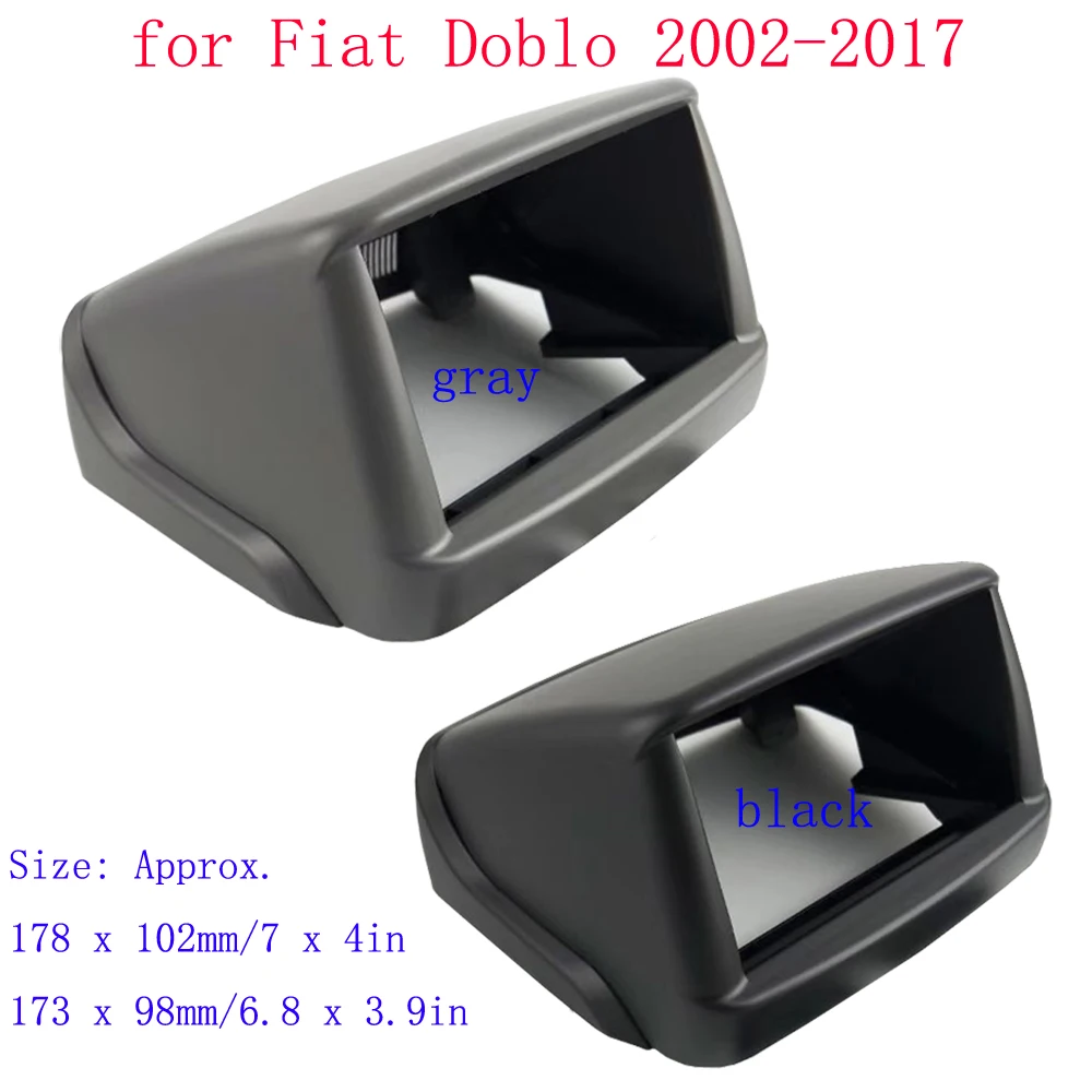 7-дюймовый 2 Din для Fiat Doblo 2002-2017 навигационная панель радио Fascia DVD аудиоплеер рамка