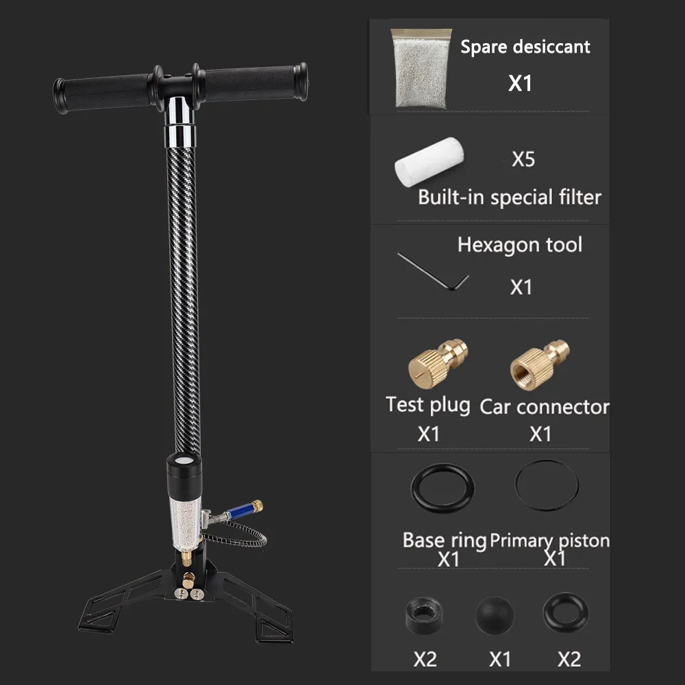 Ручной насос pcp для пейнтбола 4-ступенчатый мини-компрессор высокого давления