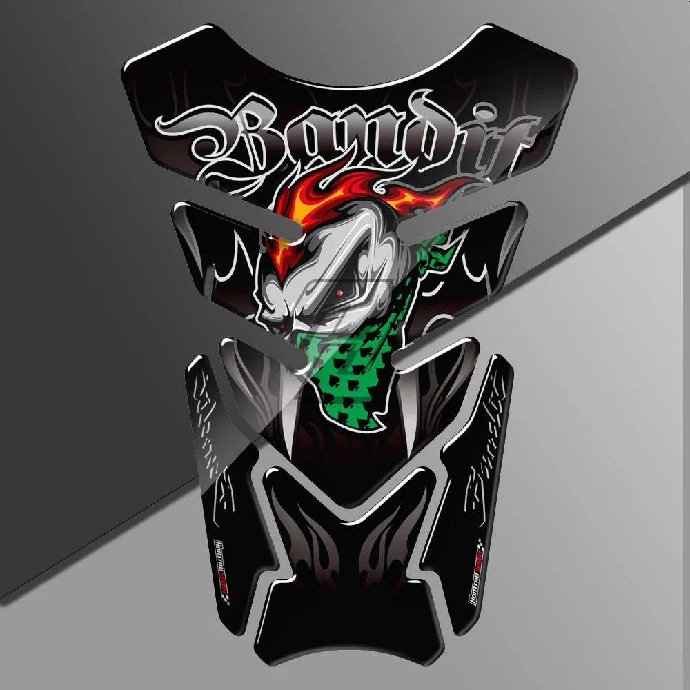 

Для Suzuki Bandit 600 650 1200 1250 650S 600S ABS мотоциклетная накладка на топливный бак 3D гелевая защитная наклейка Bandit крышка топливного бака