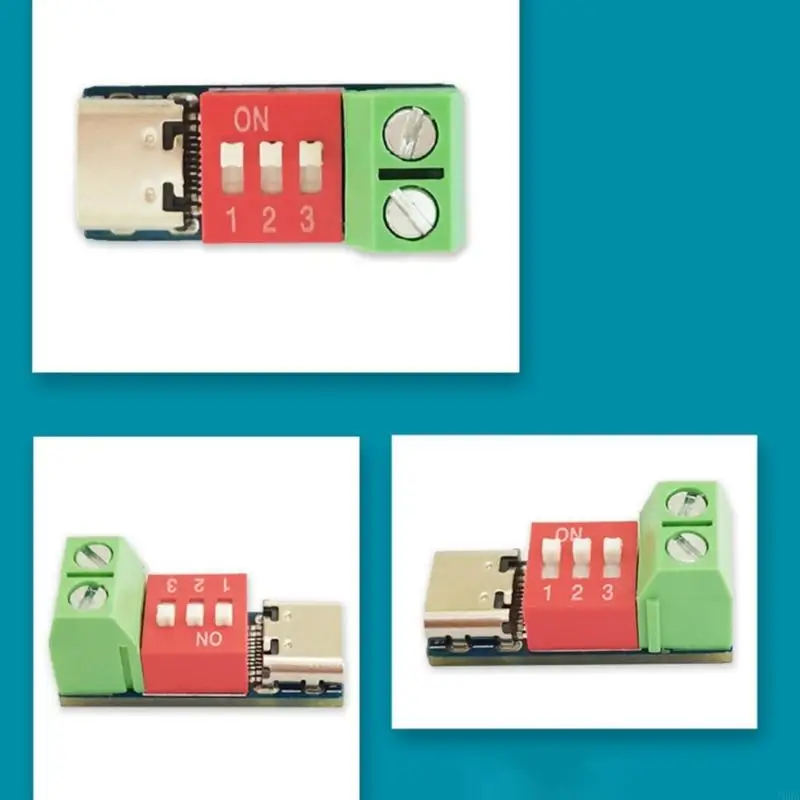 J60A Быстрая зарядка Плата-приманка PD PDSink 5-20 В Модули-приманки Разъемы USB TypeC Разъем