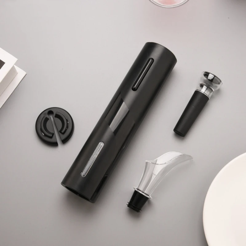 

USB Electric Rechargeable Wine Bottle Opener, Bar, Home Gifts, 4 Piece Wine Set, Barware, Kitchen Accessories